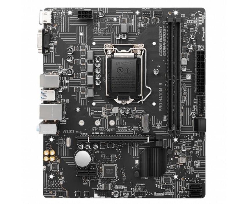 Материнская плата MSI PRO H410 M-B