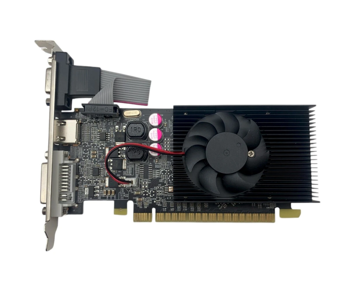 Видеокарта CBR G210 1 Gb (VGA-STX210-1 G-RTL) GDDR5, 64bit, 589 Mhz, 1*HDMI + 1*DVI + 1*VGA, 31 W, Ret