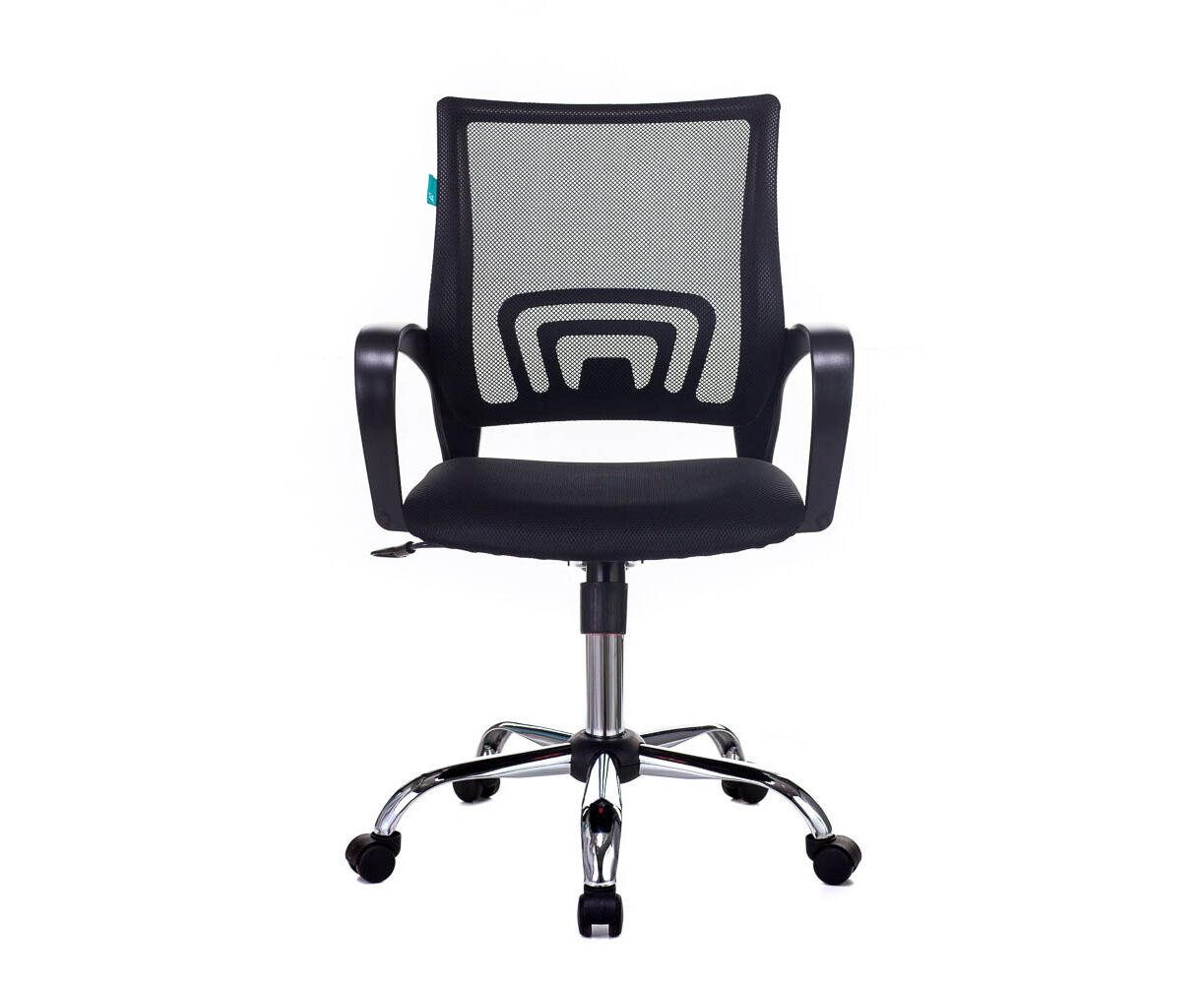 Кресло Бюрократ CH-695 N/SL/Black спинка сетка черный TW-01 сиденье черный TW-11 крестовина хром