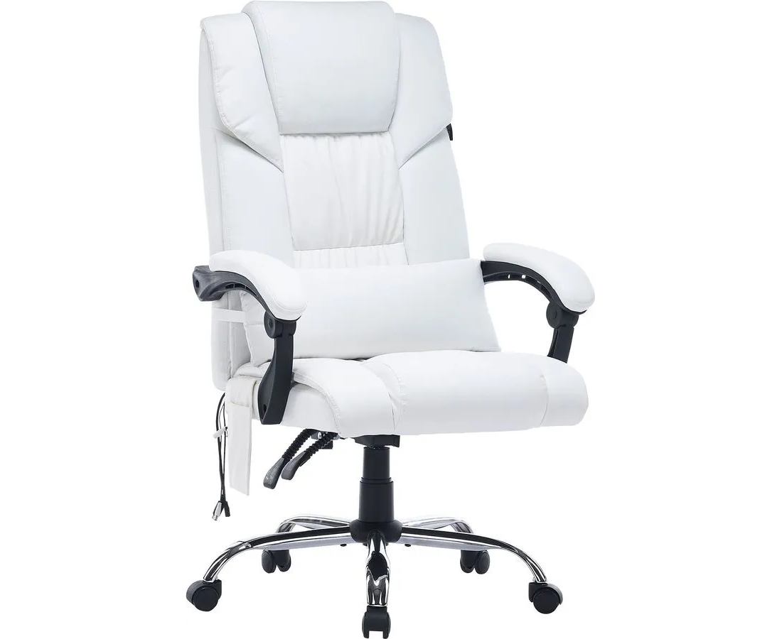 Кресло Cactus CS-CHR-OC02 M-WT эко.кожа белый