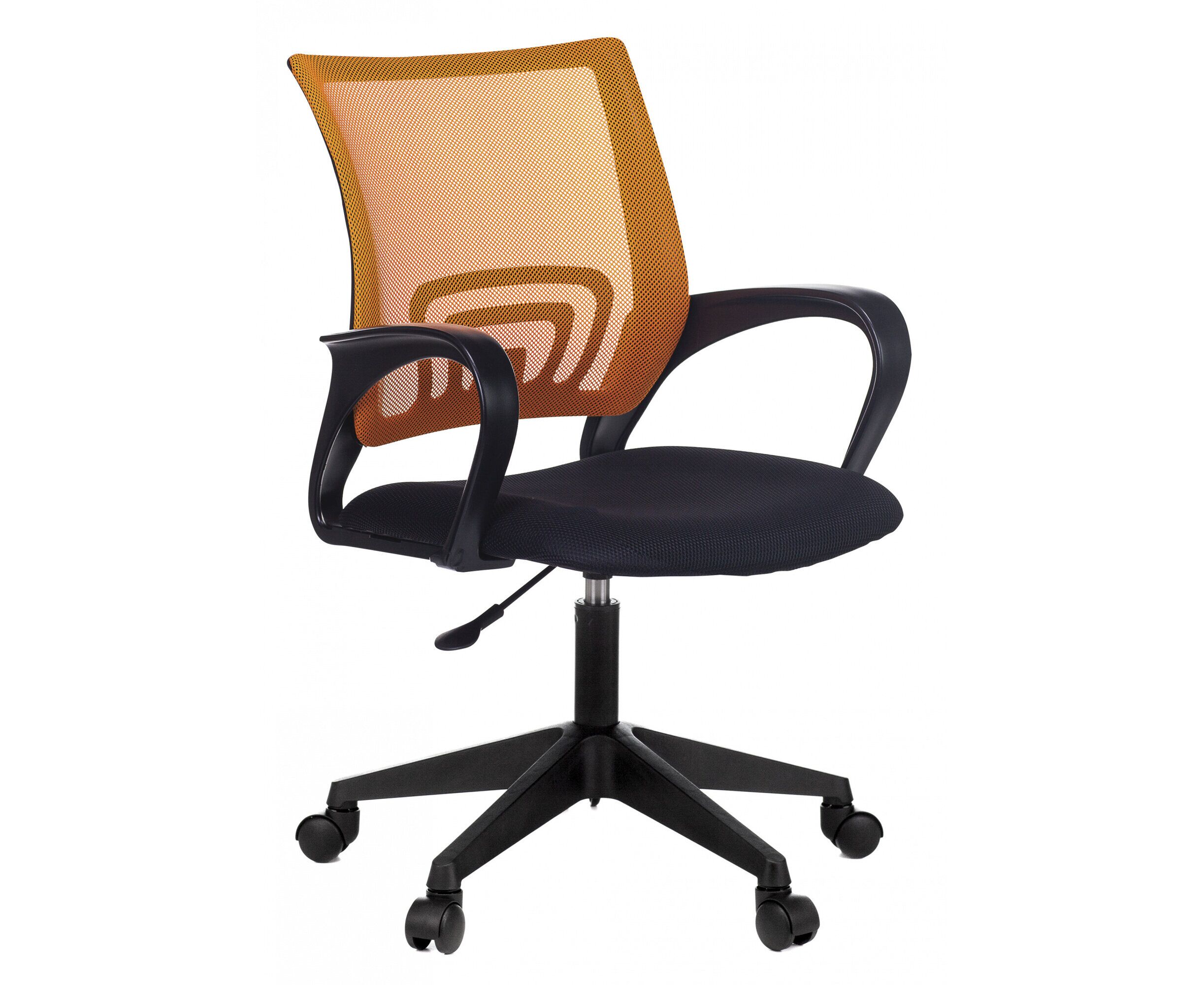 Кресло Бюрократ CH-695 NLT/OR/TW-11 оранжевый TW-38-3 сиденье черный TW-11 сетка/ткань крестов. пластик