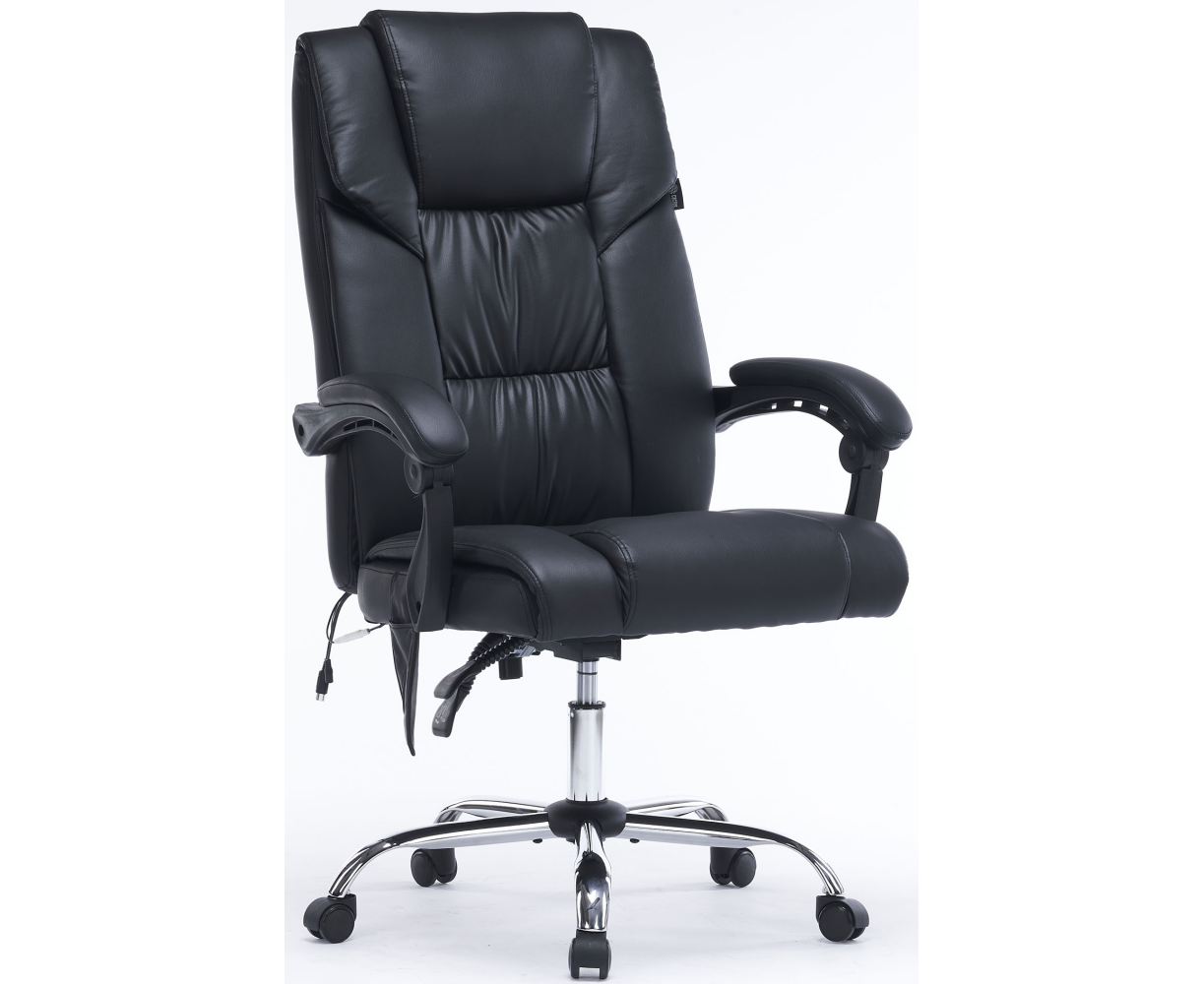 Кресло Cactus CS-CHR-OC02 M-BK эко.кожа черный