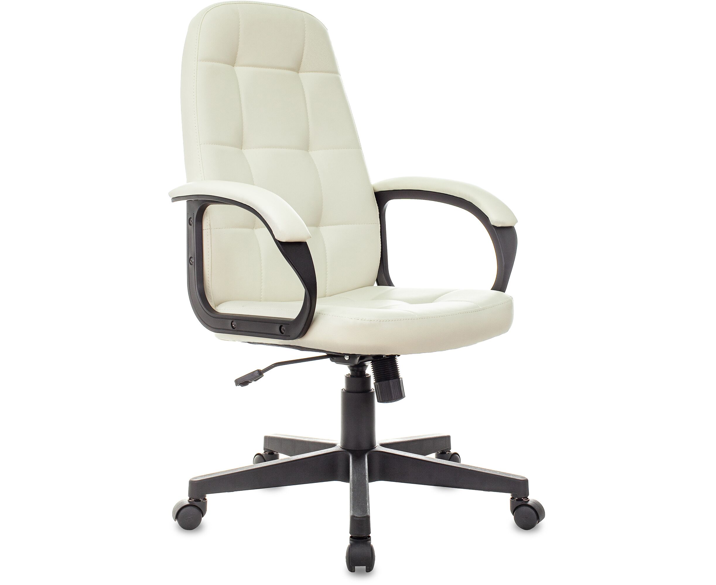 Кресло Бюрократ OR-10 (CH 002 Ivory) эко.кожа слоновая кость