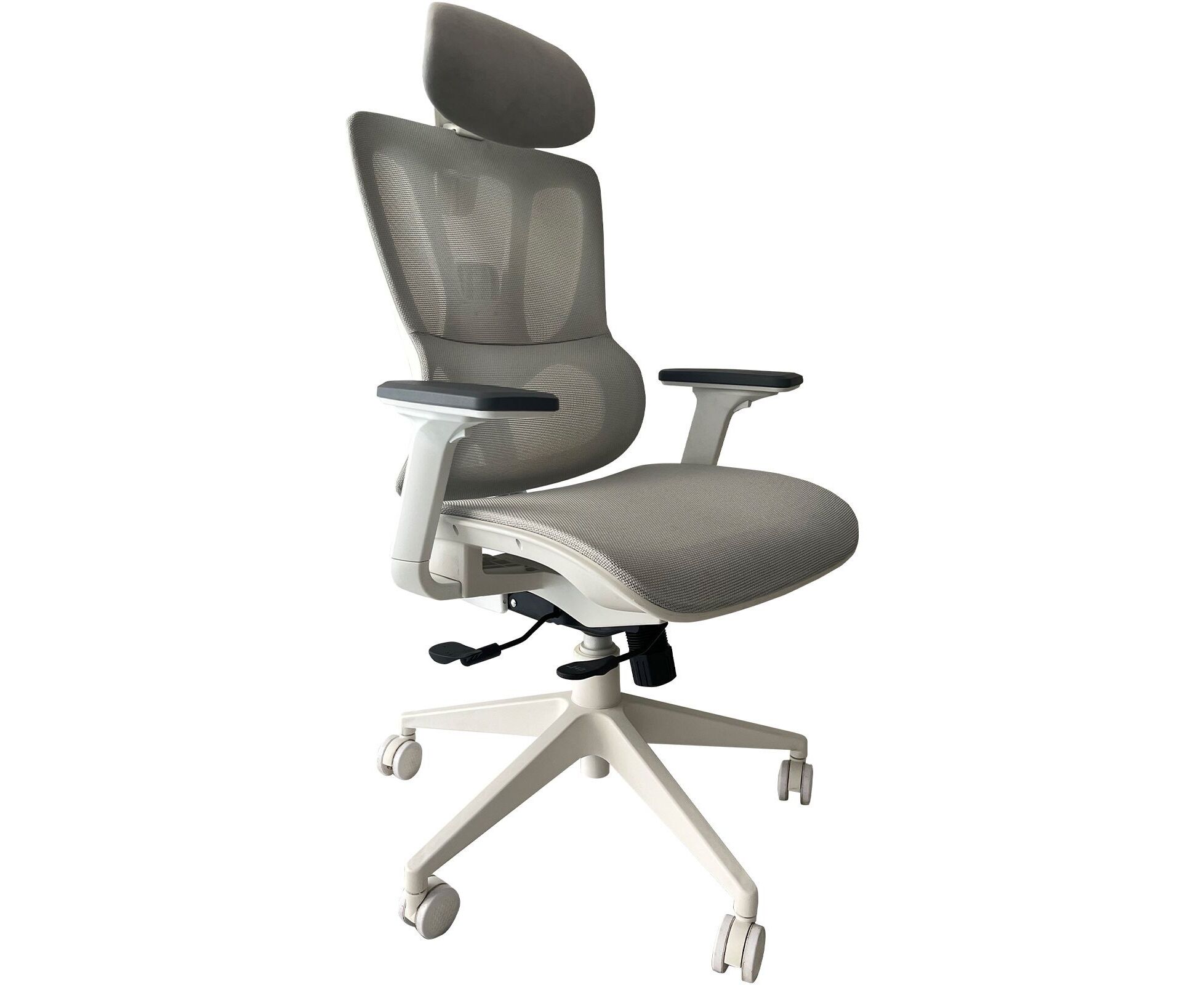 Кресло Cactus CS-CHR-MC02 GY серый пластик белый