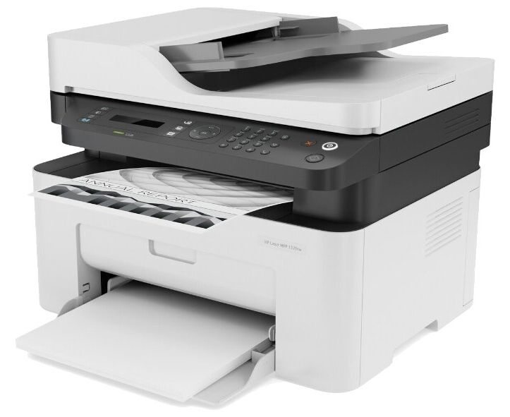 МФУ лазерный HP Laser 137fnw (4 ZB84 A)