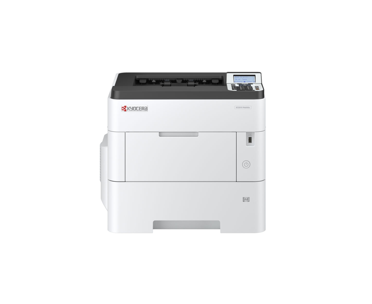 Kyocera PA6000x Принтер лазерный(А4, 1200dpi, 512 Mb, 60 ppm, 500 + 100 л., дуплекс, USB 2.0, Gigabit Ethernet, тонер на 11 K) (110 C0 T3 NL0)