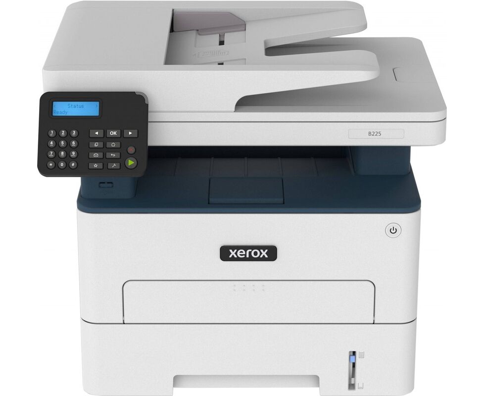 Xerox B225 DNI A4, МФУ, лазерное, черно-белое, 34стр/мин, 600dpi, 1000 МГц, 512 Мб, 50 АПД, Wi Fi/Air Print/USB/Ethernet, (B225 V_DNI)