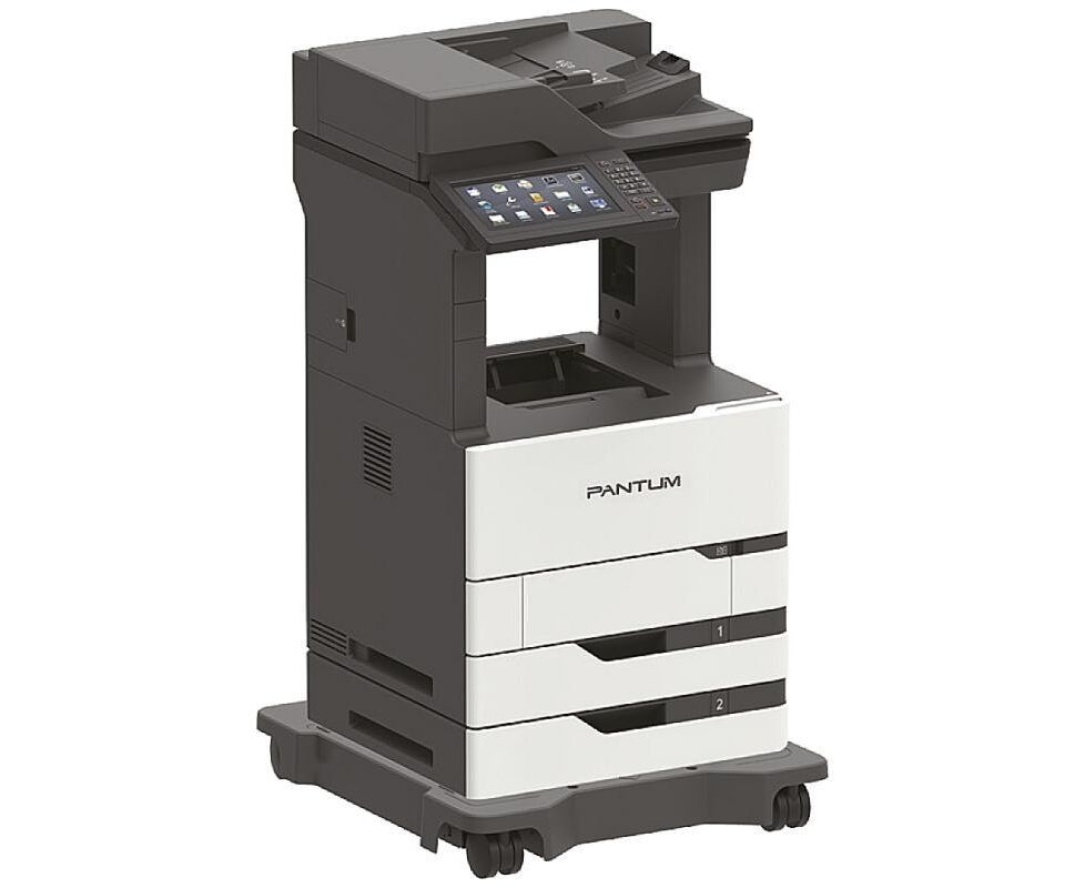 МФУ Pantum BM7800 FDN, Mono laser, A4, 52ppm (max 300000p/mon), 1.2 G Hz, 1200x1200dpi, 2048 MB RAM, Duplex, paper tray 2*550 pages, USB, LAN