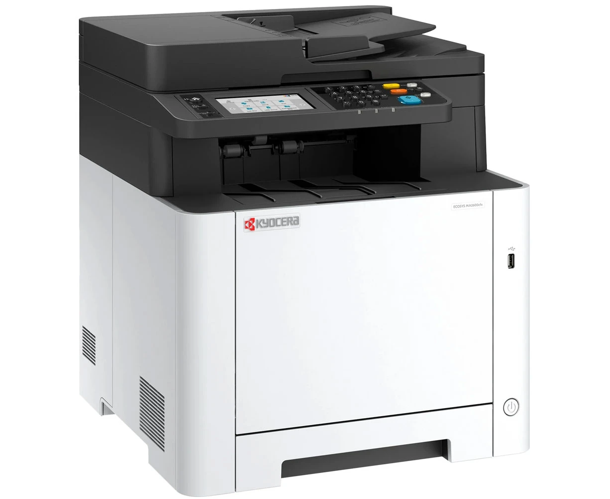 Лазерное МФУ Kyocera Ecosys MA2600cfx (110 C0 F3 NL0) А4, цвет, P/C/S/F, 26стр/мин,1200х 1200, дуплекс, 1024 Mb