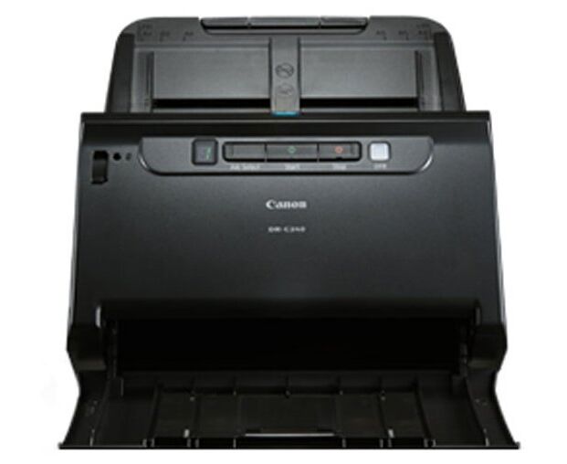 Сканер Canon DR-C240 (0651 C003), протяжный, A4, CIS, 600x600 dpi, 45(30)ppm, ADF 60, Duplex Color, USB 2.0