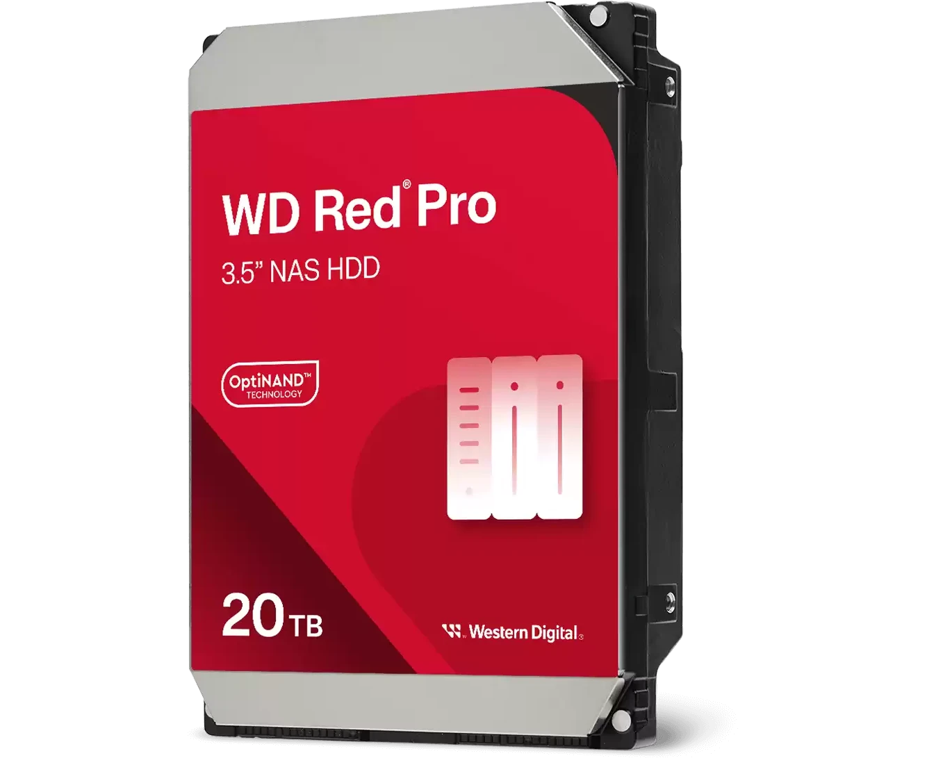 HDD WD Red Pro WD202 KFGX, 20 ТБ, SATA III, 3.5"