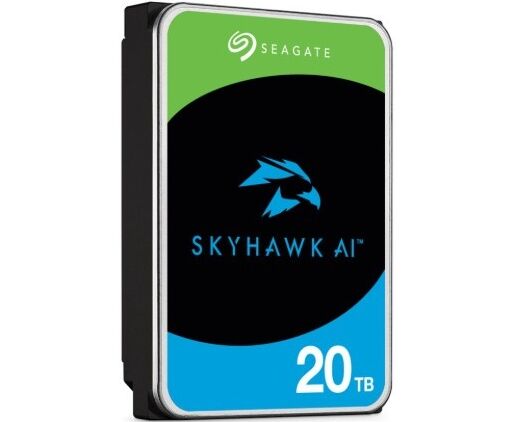 HDD Seagate Sky Hawk AI Surveillance ST20000 VE003 3.5" 20 TB SATA 6 Gb/s, 7200rpm, 512 MB, MTBF 2.5 M