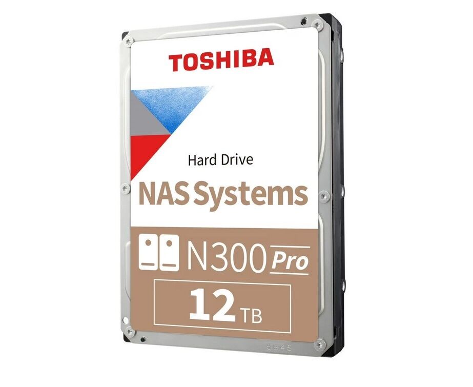 HDD Toshiba N300 Pro (HDWG51 CXZSTB) NAS 12 Tb SATA3 3.5" 7200 512 Mb 6 Gb/s 1 year warranty
