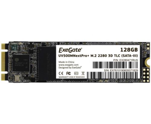 SSD Exe Gate EX280471 RUS UV500 M Next Pro+ 128 Gb M.2 2280 3 D TLC SATA-III