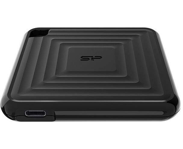 SSD Silicon Power PC60 SP512 GBPSDPC60 CK USB-C 512 Gb 1.8" черный