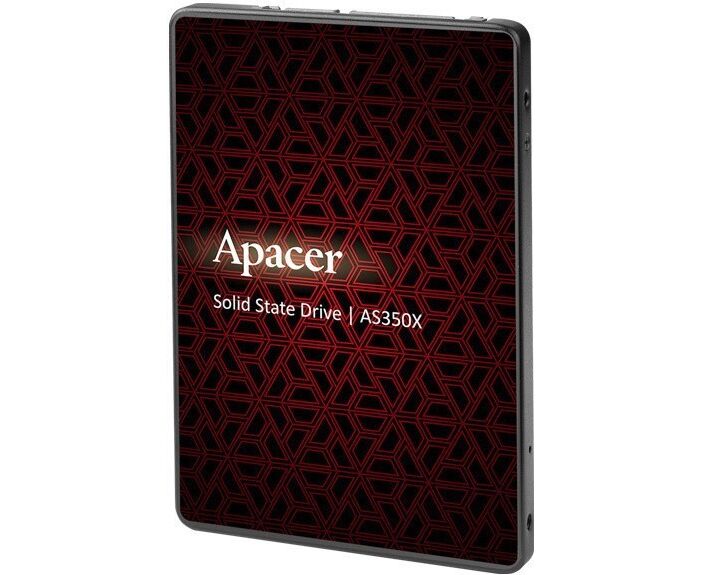 SSD Apacer PANTHER AS350 X AP128 GAS350 XR-1 128 Gb SATA 2.5" 7mm, R560/W540 Mb/s, IOPS 80 K, MTBF 1,5 M, 3 D NAND, Retail