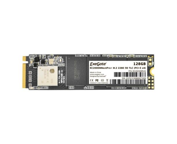 SSD Exe Gate EX282320 RUS KC2000 M Next Pro+ 128 Gb M.2 2280 3 D TLC PCI-E x4