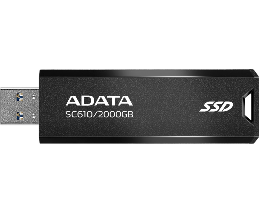 SSD ADATA SC610-2000 G-CBK/RD USB 3.2 2 TB Black