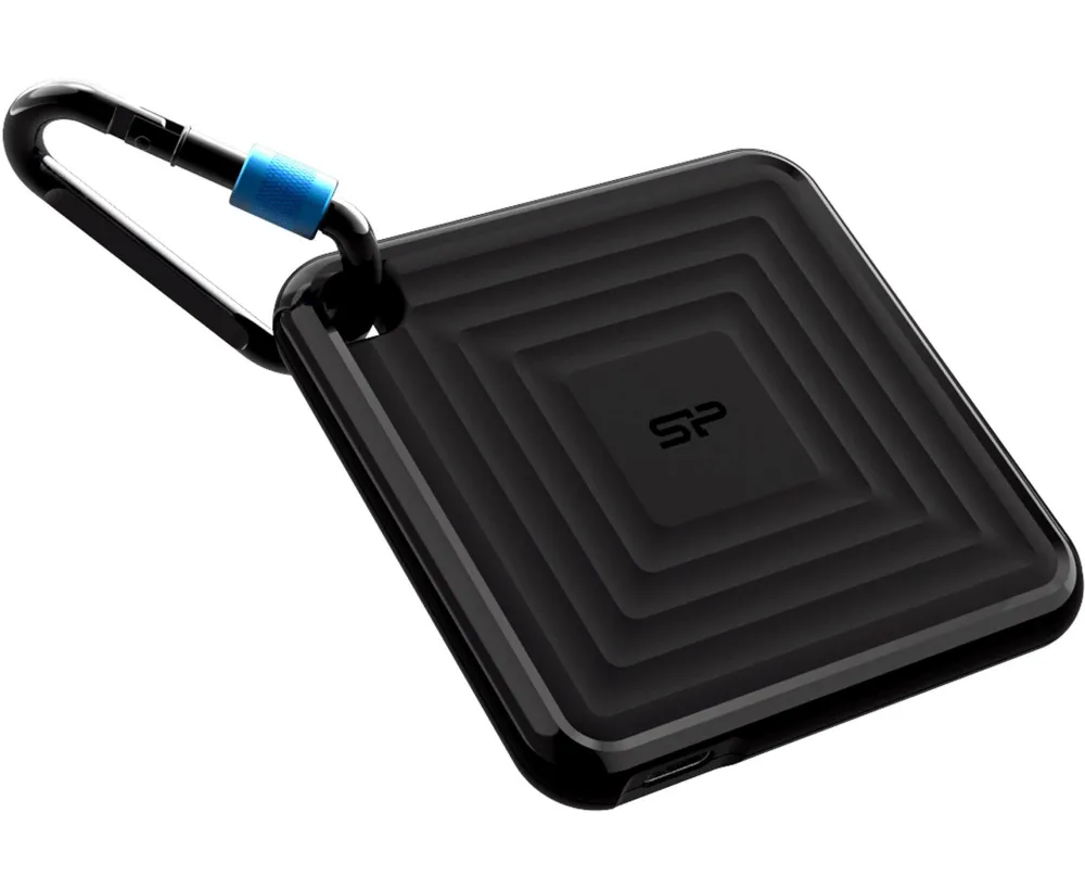 Внешний SSD Siliсon Power 512 GB PC60 External чёрный, USB Type-C, USB 3.2