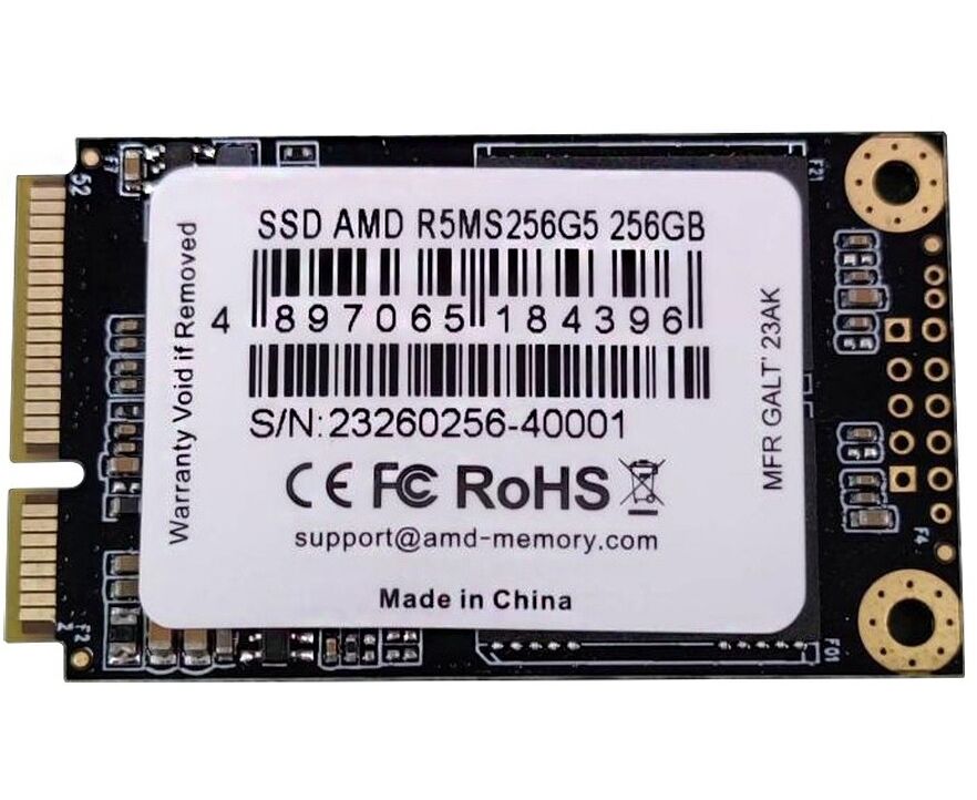 SSD AMD Radeon R5 MS256 G5 256 GB m SATA 3 D Nand Retail
