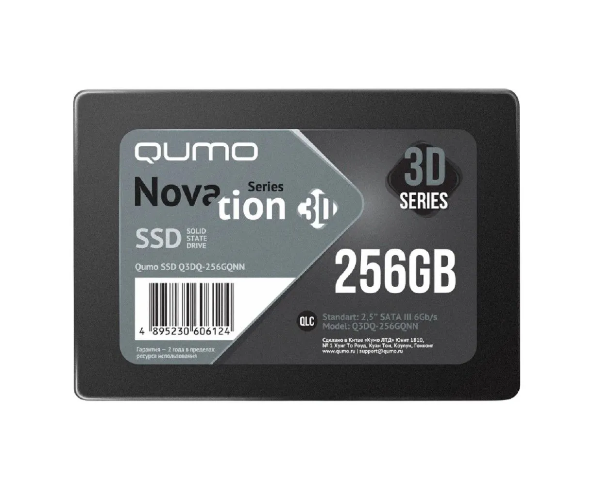 SSD QUMO Novation QLC 3 D (Q3 DQ-256 GQNN) 256 GB (YS+Intel) SATA3.0