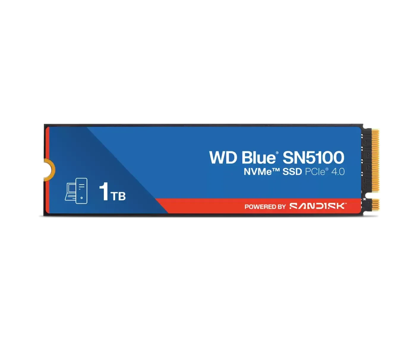 SSD WD Blue SN5100 WDS100 T5 B0 E M.2 2280 1 TB NV Me PCIE 4.0 x4 7100/6700