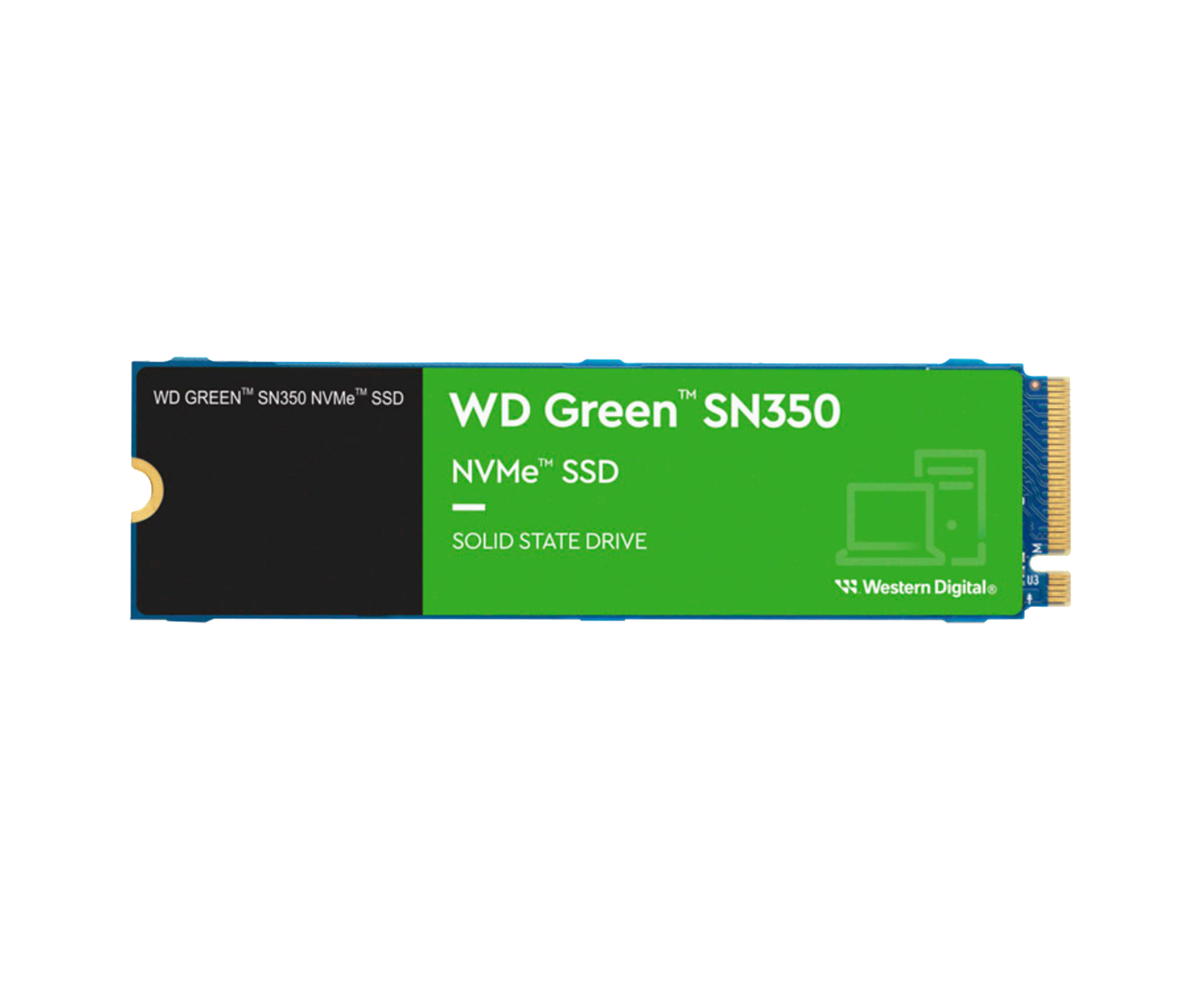 SSD WD Green SN350 WDS500 G2 GOC 500 GB M2.2280 NV Me PC Ie Gen3х 4