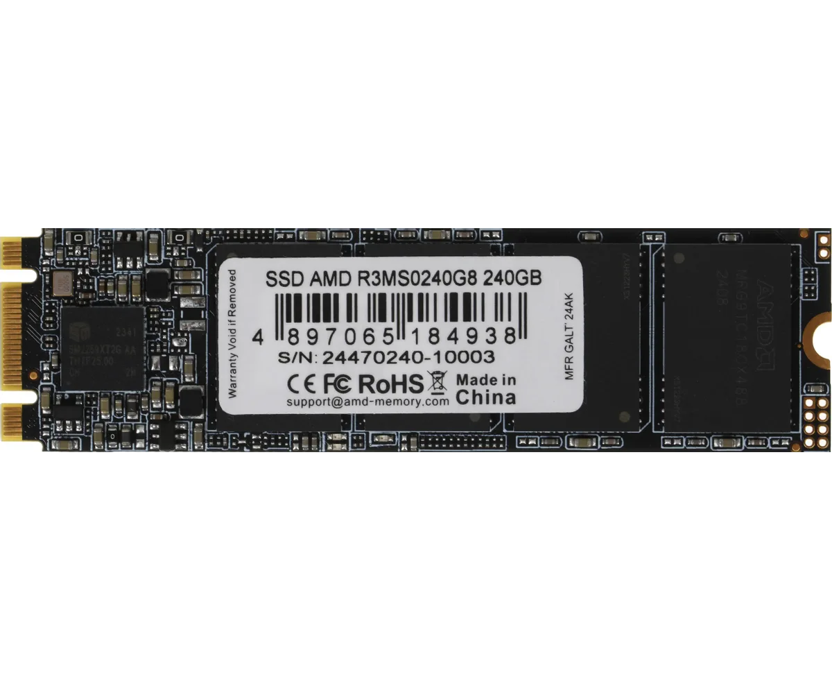 SSD AMD Radeon R3 MS0240 G8 240 GB SATA m SATA