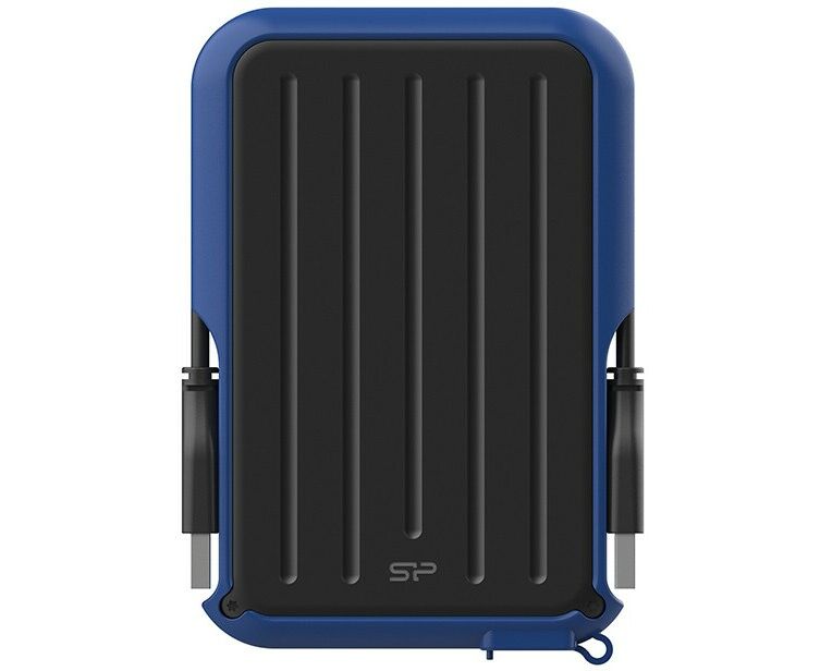 Внешний HDD Silicon Power Armor A66 SP040 TBPHD66 LS3 B 4 TB, 2.5", USB 3.2, Синий