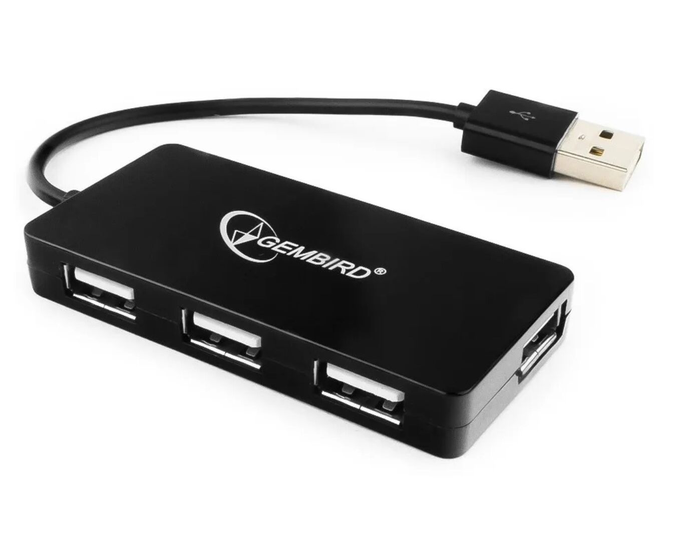 USB-концентратор Gembird UHB-U2 P4-03 USB 2.0 4 порта, блистер