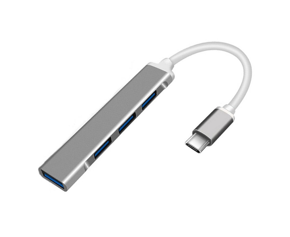 USB-концентратор ORIENT CU-323 серебристый