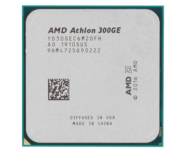 Процессор AMD Athlon 300 GE (Oem) (YD30 GEC6 M2 OFH) (3.4 Ghz, 2 ядра, 4 MB, 35 W, AM4)