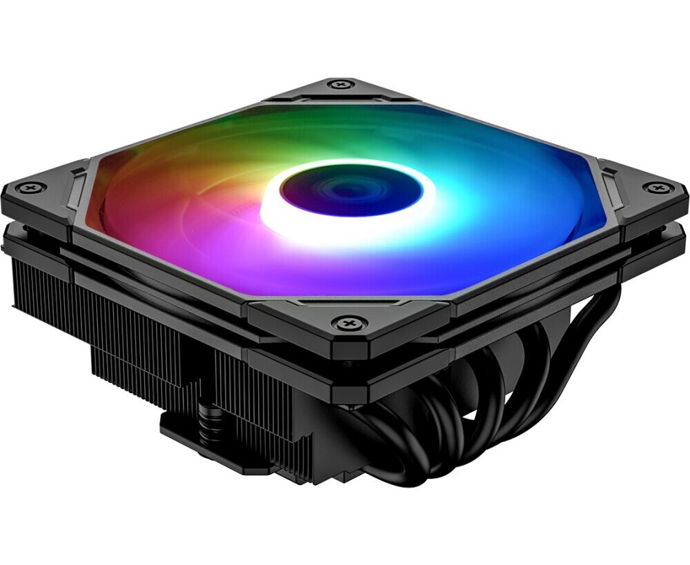Вентилятор ID-COOLING IS-55 ARGB 4-pin, 125 W/PWM/LGA1700/1200/ 115x/AM4/AM5/Low profile/Screws
