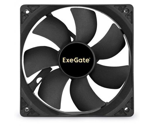 Вентилятор Exegate E12025 B4 P-PWM EX283391 RUS 120x120x25 мм, двойной шарикоподшипник, 4pin, PWM, 22d BA
