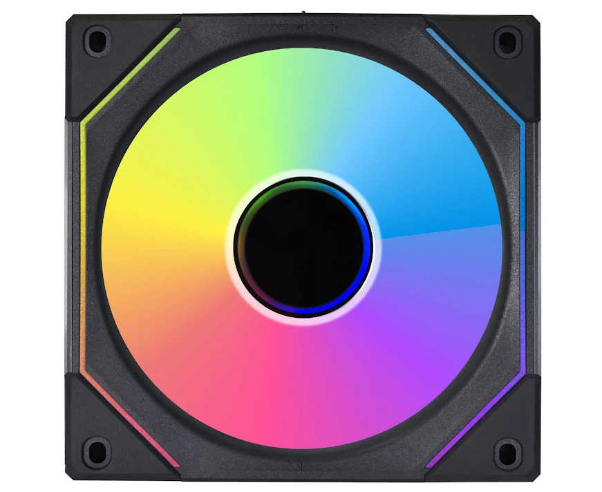 Вентилятор Lian Li Uni Fan SL-INF 120 Black /UF-SLIN120-1 B/ (G99.12 SLIN1 B.R0) 120x120x25мм (PWM, ARGB, 200-2100 об/мин, 29d Ba)