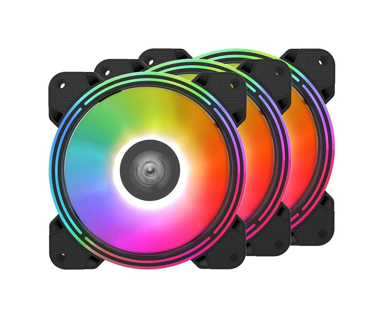 Вентилятор ALSEYE Halo 4.0-B kit (3шт.)