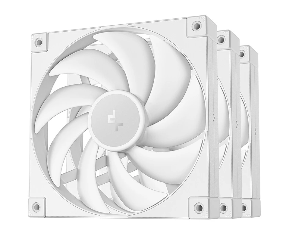 Вентилятор DEEPCOOL FD14 WH-3 in 1 140x140x25мм (PWM, белый, 400-1650об/мин) Color BOX
