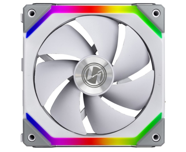Вентилятор Lian Li UNI Fan SL120 White (G99.12 UF1 W.R0) /UF-SL120-1 W/ 120x120x25мм (PWM, ARGB, 800-1900 об/мин, 31d Ba)