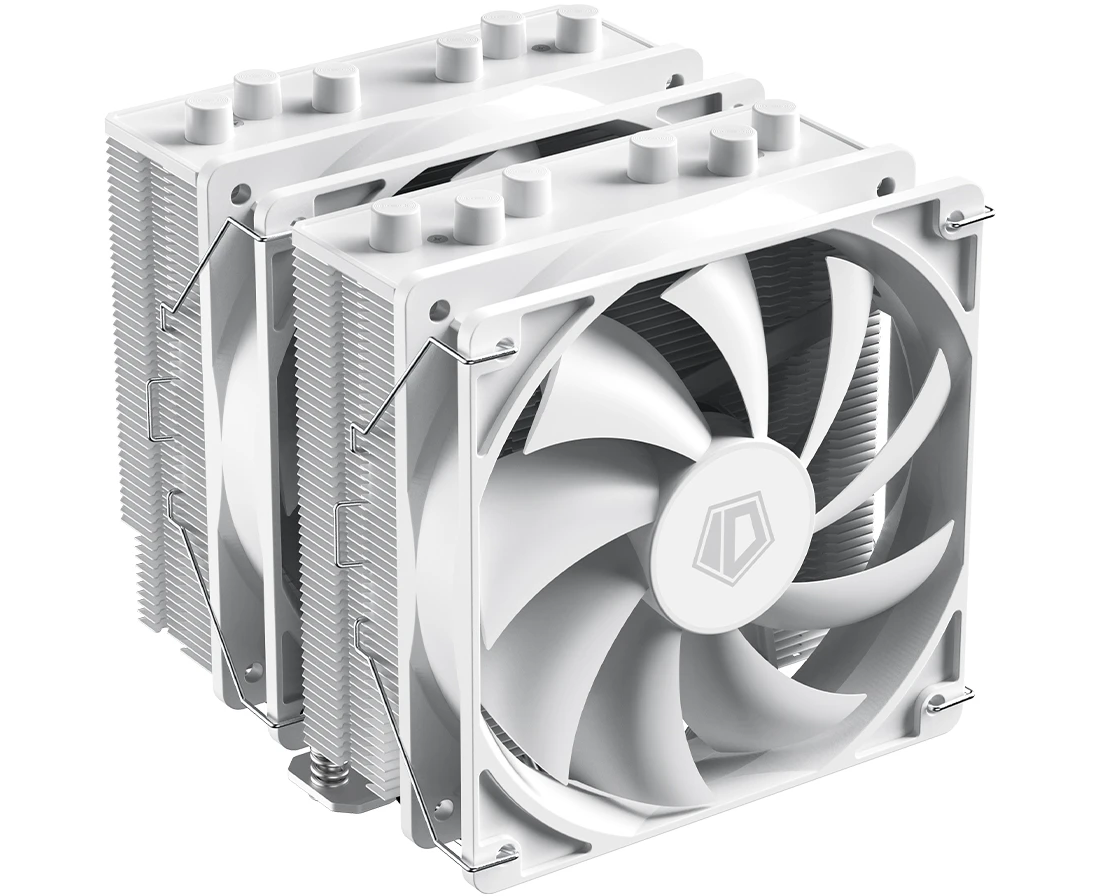 Вентилятор ID-COOLING SE-206-XT White Socket AM4/AM5/115x/1200/1700, 120mm, 1800rpm, 35.2 д Б, 250 W, PWM 4-pin, Al-Cu