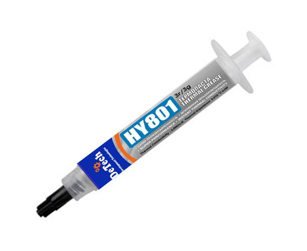 Термопаста De Tech HY801 3g (4,0 Вт/(м x K))