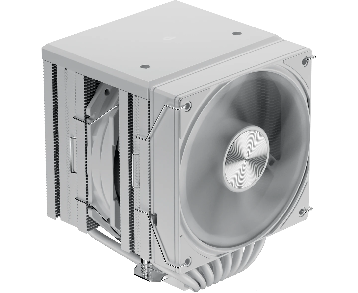 Кулер up Here UE2 T8 White / 8 H Px6mm, 280 W TDP, dual tower, 2x120mm fans, 600-1650 RPM, 68 CFM, 25d BA