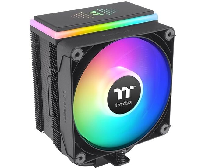 Кулер Thermaltake Astria 400 ARGB (CL-P120-CA12 SW-A) Soc-AM5/AM4/1151/1200/1700 черный Al+Cu 230 W Ret