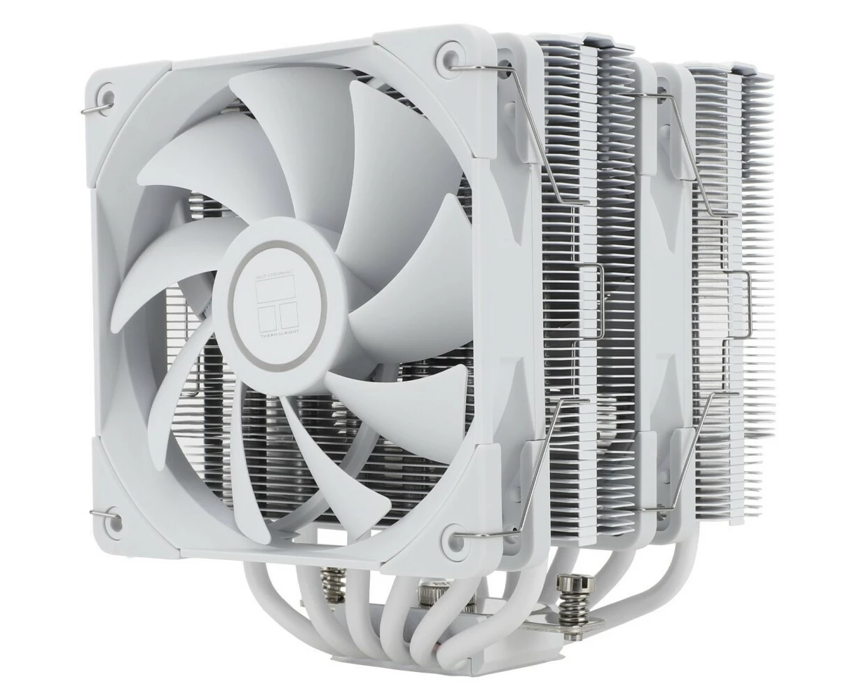 Кулер Thermalright Peerless Assassin 120 White (P-Assassin-120-White) Soc-AM5/AM4/1151/1200/2066/2011/1700 белый 4-pin 25.6d B Al+Cu 750gr Ret