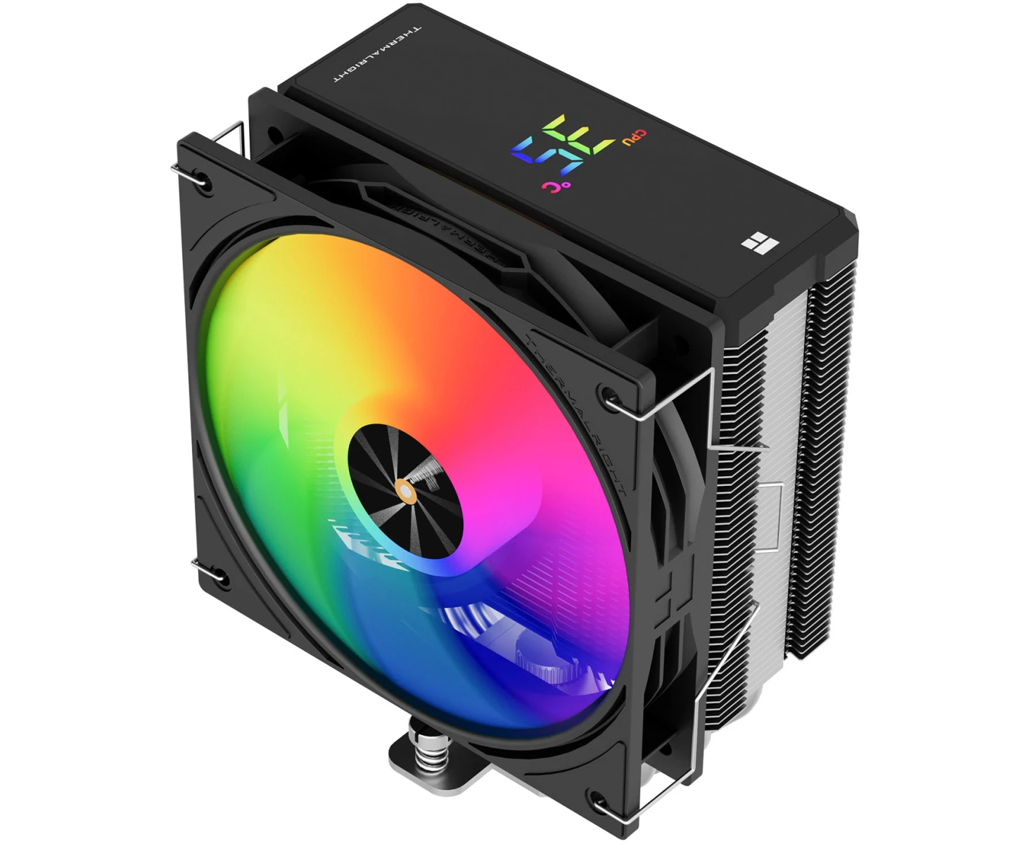 Кулер Thermalright Assassin X 120 R Digital ARGB Black LGA115 X/1200/1700/1851/AM4/AM5 (120mm ARGB PWM Fan, 4 тепл. трубки 6мм) / TRAX120 RDAB