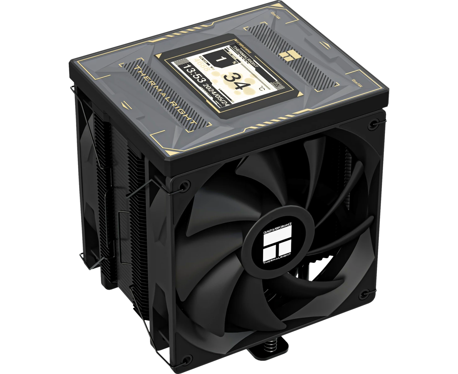 Кулер Thermalright Burst Assassin 120 Vision Black LGA115 X/1200/1700/1851 (2x120mm PWM Fan, медное основание, 6 тепл. трубок 6мм) / TRBA120 VB