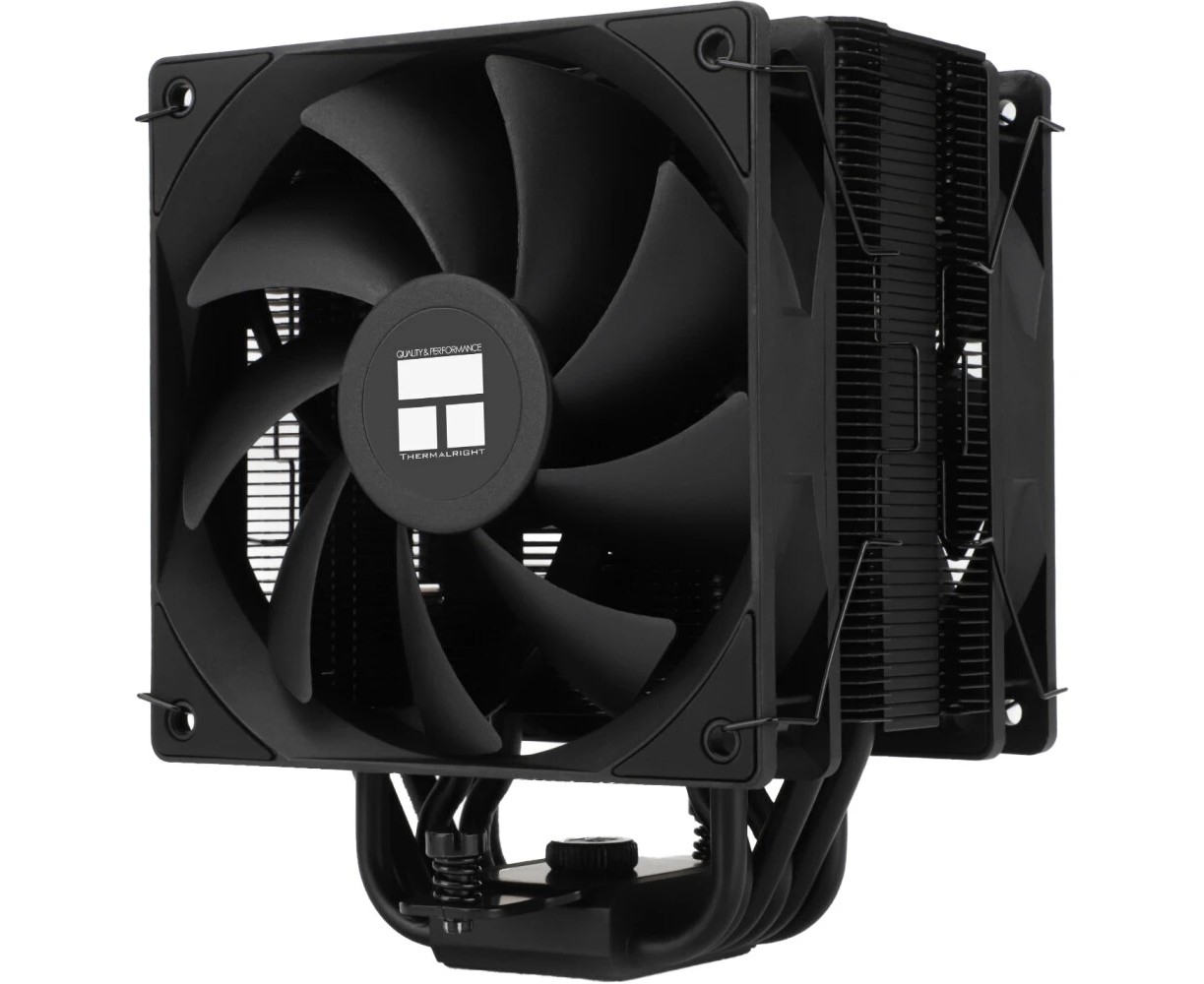 Кулер Thermalright Burst Assassin 120 Evo Dark (TRBA120 EVODARK) LGA115 X/1200/1700/AM4/AM5 (2x120mm PWM Fan, медное основание, 6 тепл. трубок 6мм)