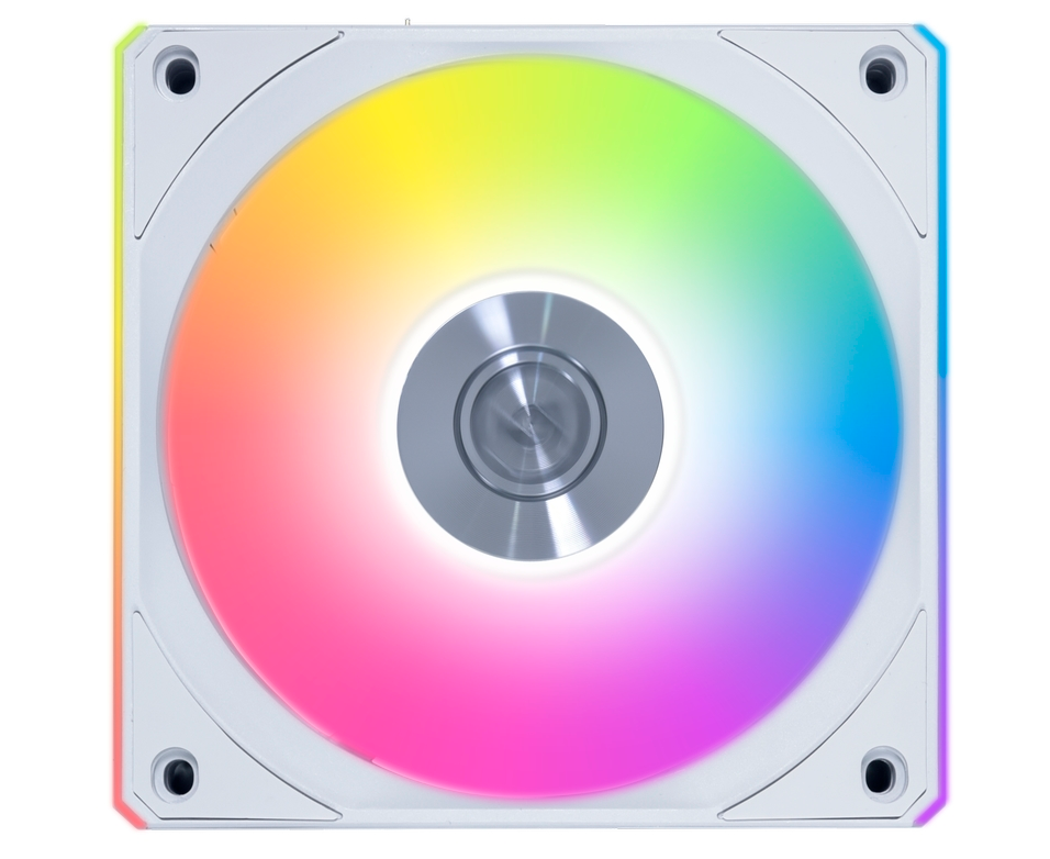 Вентилятор Lian Li Uni Fan CL Wireless 120 Reverse Blade (G99.12 RCL1 W1 W.R0) / 12 RCL1 W1 W White / 120x124x28мм (PWM, ARGB, 2150 об/мин (Max.), 30,8d Ba)