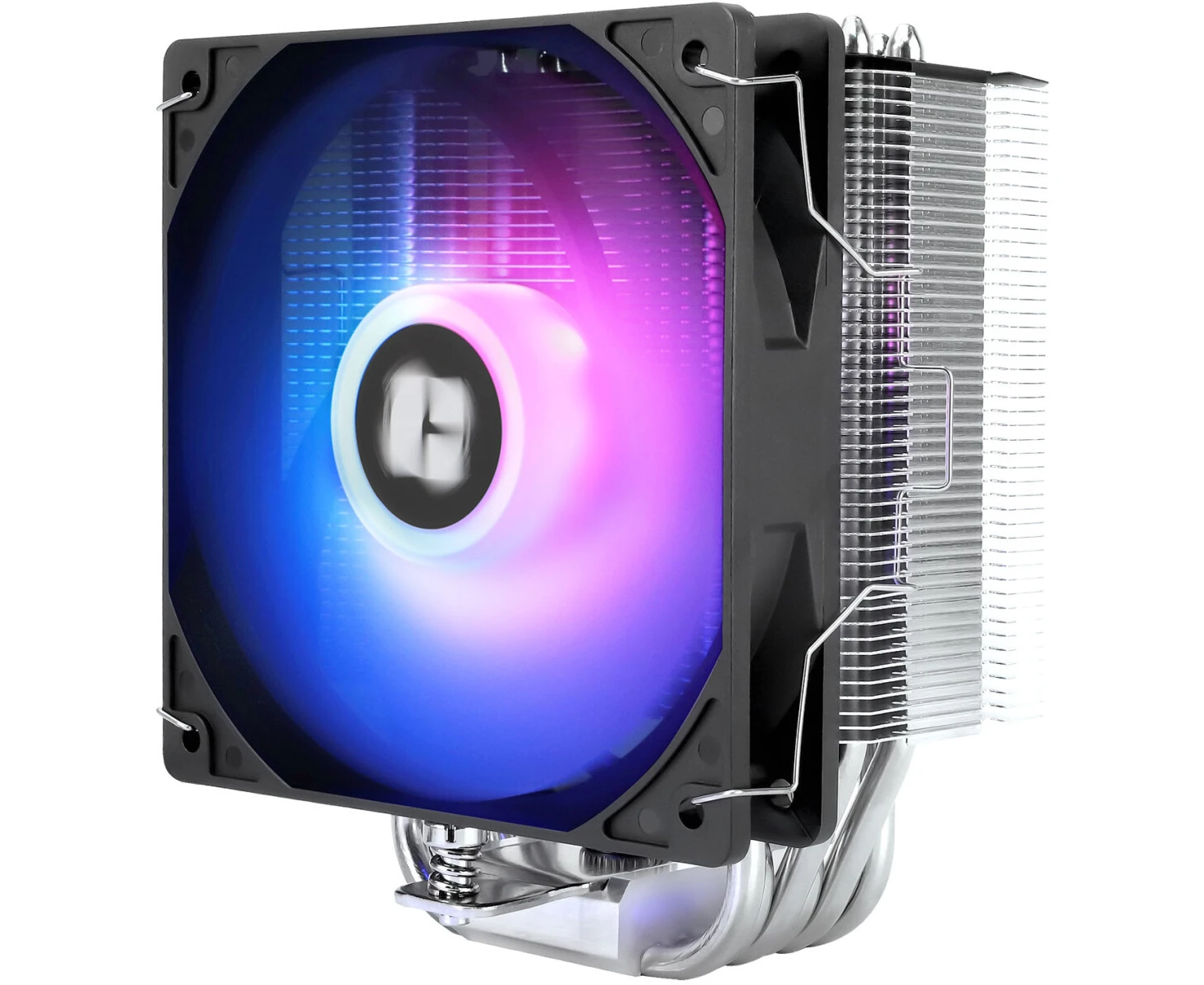 Кулер Thermalright Burst Assassin 120 SE ARGB (BA120-SE-ARGB) Soc-AM5/AM4/1200/1700/1851 серебристый/черный 4-pin 25.6d B Al+Cu 510gr Ret