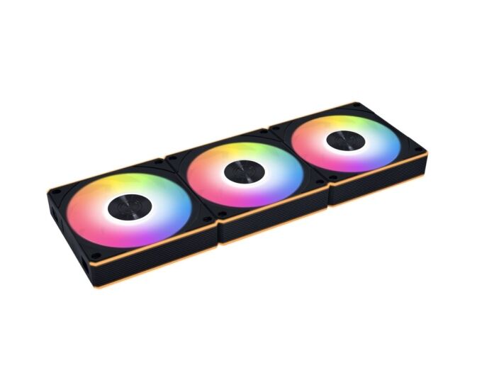 Комплект вентиляторов (3шт.) Lian Li Uni Fan CL Wireless 120 (G99.12 CL1 W3 B.R0)/12 CL1 W3 B Black / 120x124x28мм (PWM, ARGB, 2150 об/мин (Max.), 29,8d Ba)