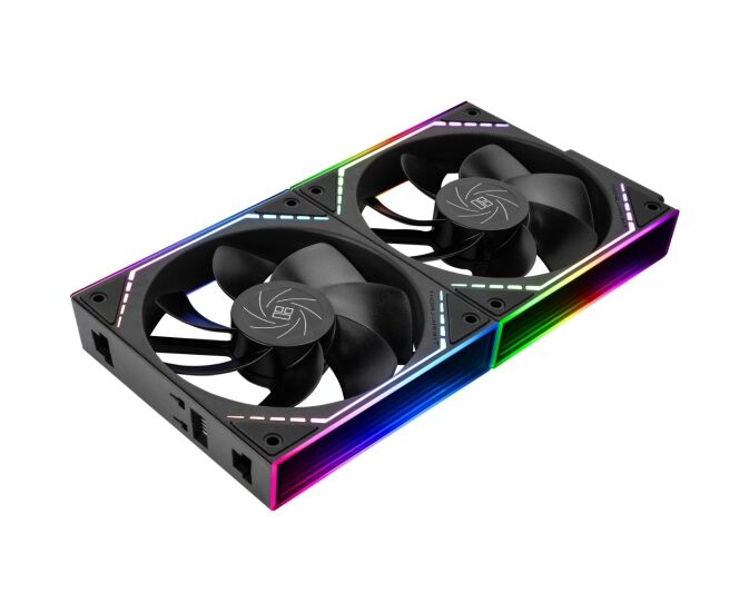 Комплект вентиляторов (2 шт.) Thermalright TL-M12 QR X2 (Pack of 2) (TRTLM12 QRX2.2 P) / Reverse / ARGB / 120mm PWM